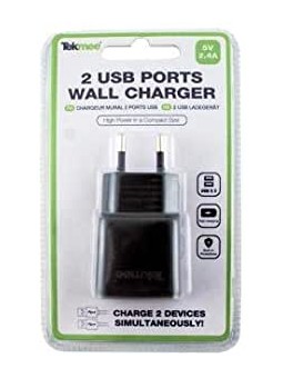 Chargeur mural 2 ports USB